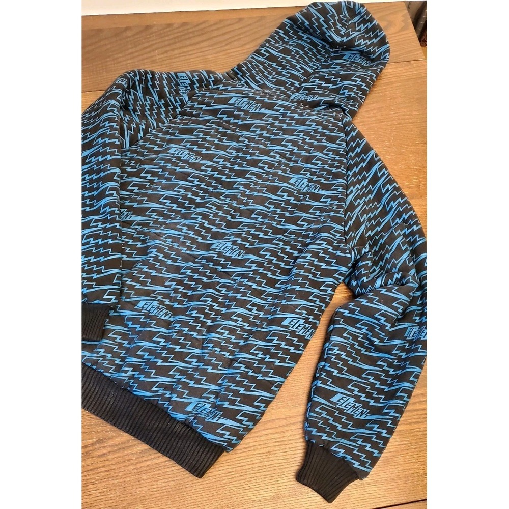 Vintage Element Hoodie Mens L Aqua Skateboard Full Zip Jacket - Picture 16 of 16